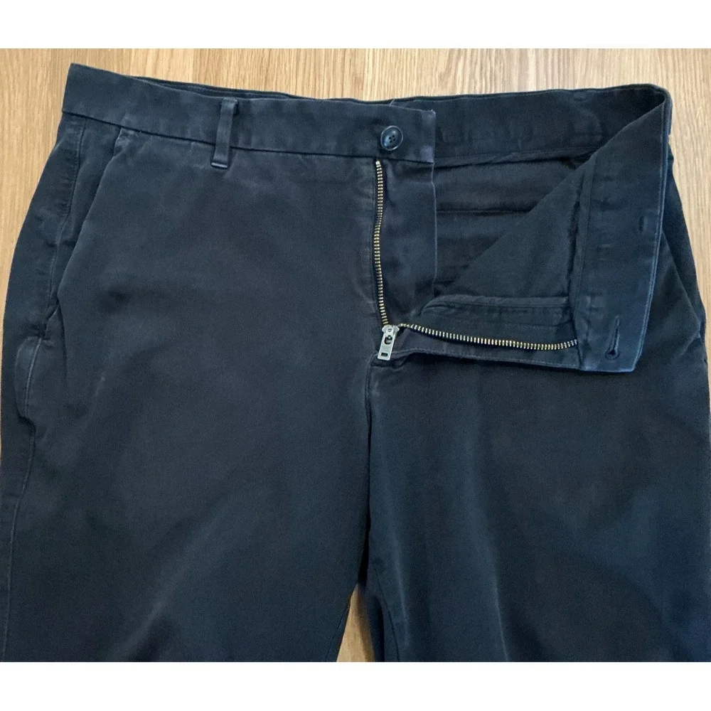 Everlane Uniform Slim Fit Chinos Blue sz 33 Hemmed‎ 28